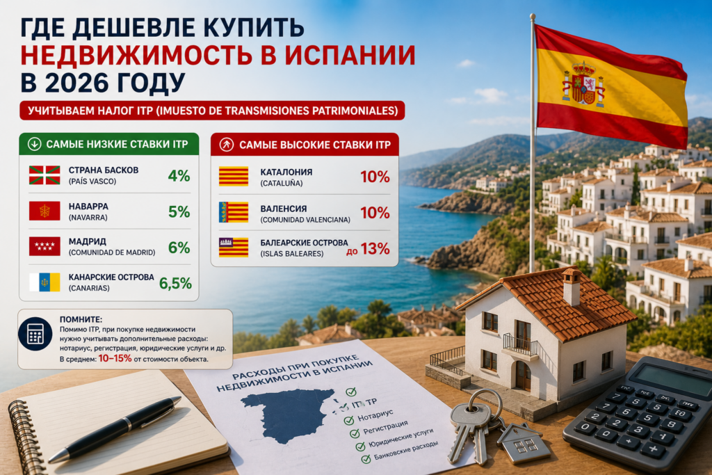 купить недвижимость в Испании в 2026 году