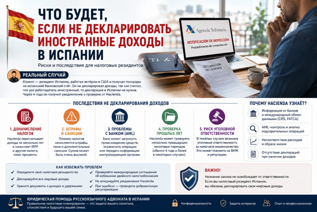 иностранные доходы в Испании 2026