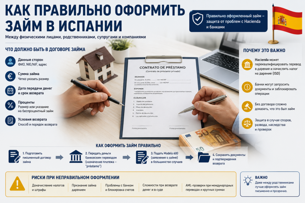 Заём в Испании 2026