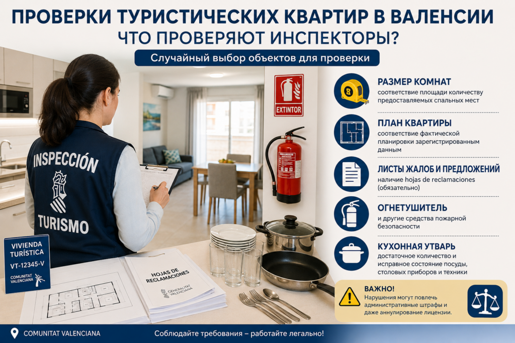 Проверка туристических квартир в Comunidad Valenciana