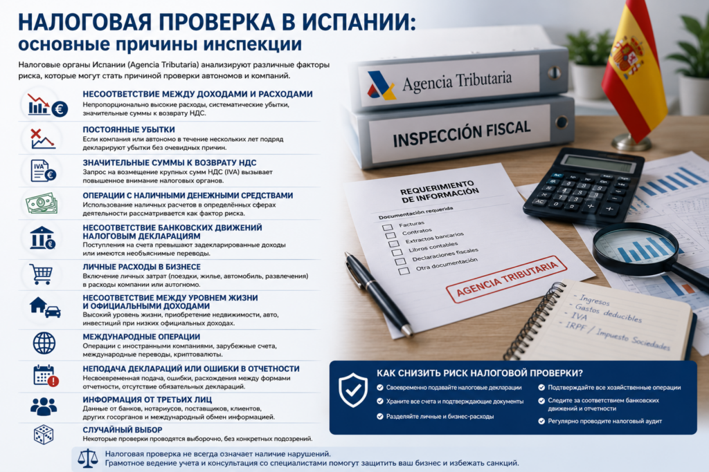 Налоговая проверка в Испании 2026
