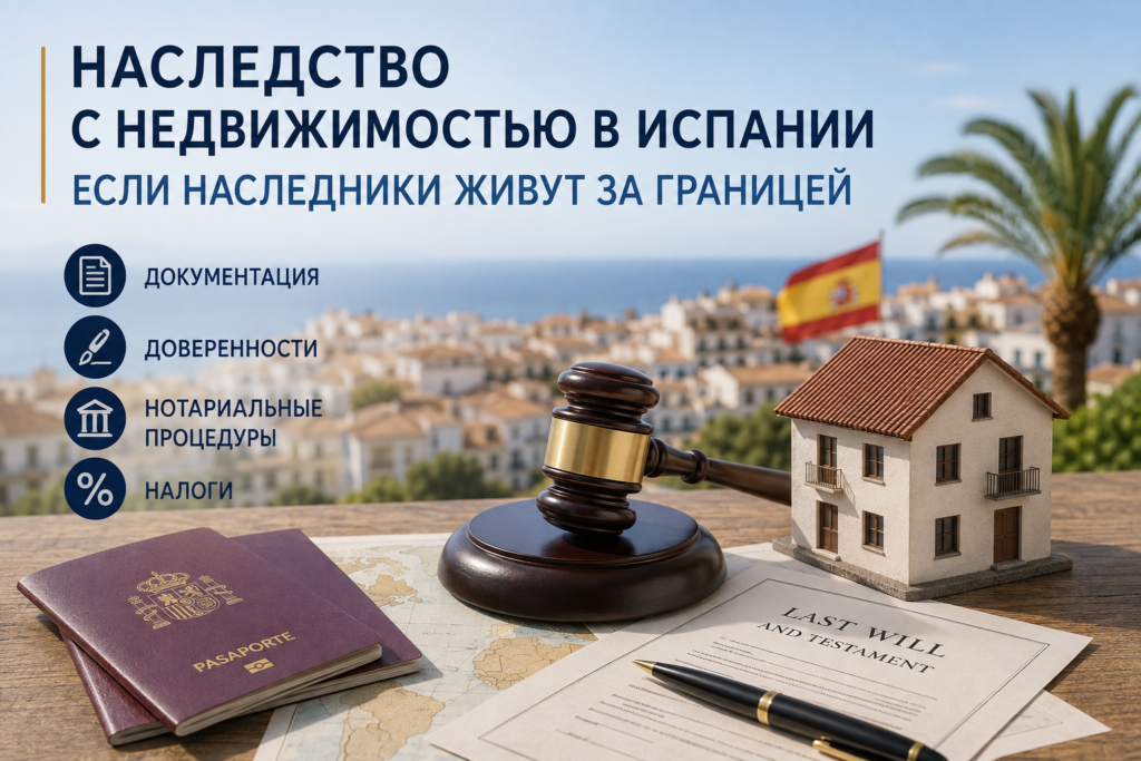 Наследство в Испании: наследники живут за границей