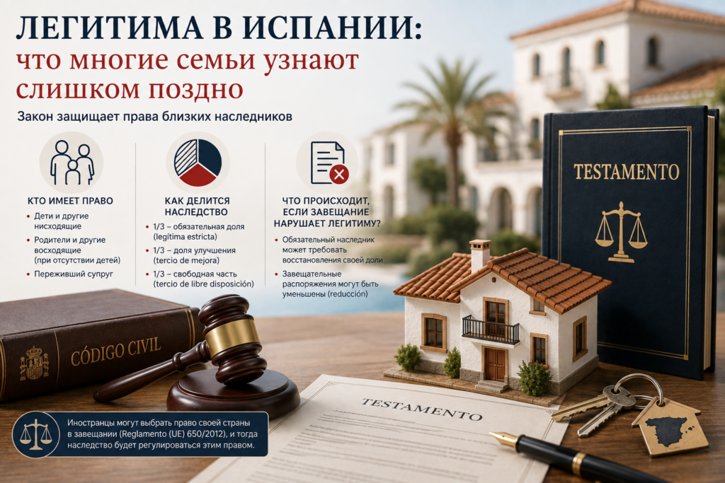 Легитима в Испании