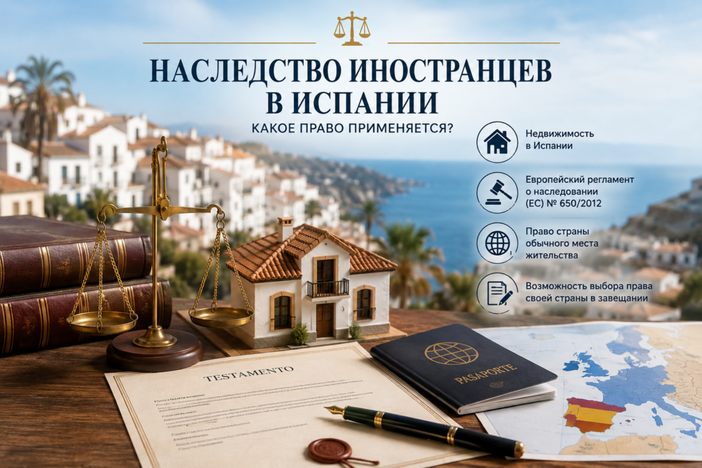 Завещание иностранцев в Испании/как наследуют иностранцы в Испании